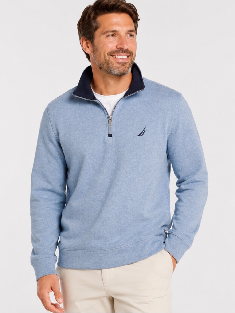 Nautica J-Class Quarter Zip Pullover